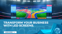 Transform Your Business with LED Screens banner